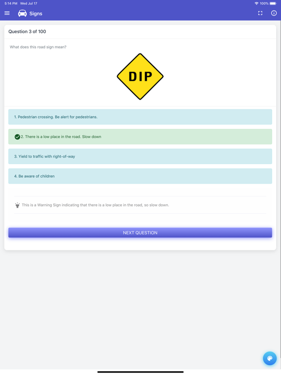 Wyoming DOT Practice Test screenshot 9