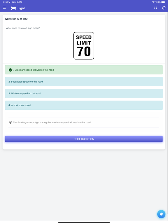 Wyoming DOT Practice Test screenshot 2