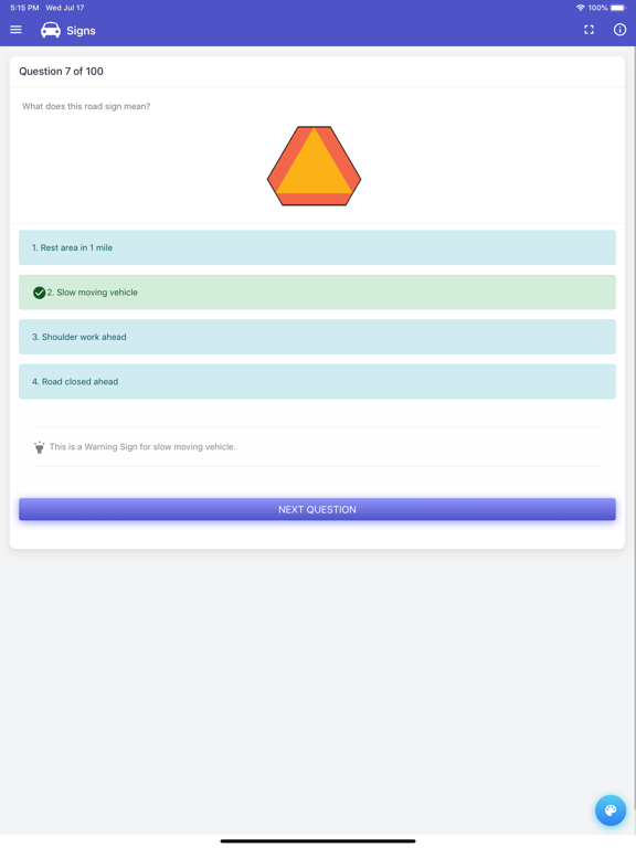 Wyoming DOT Practice Test screenshot 5