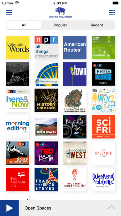 Wyoming Public Media App screenshot 2