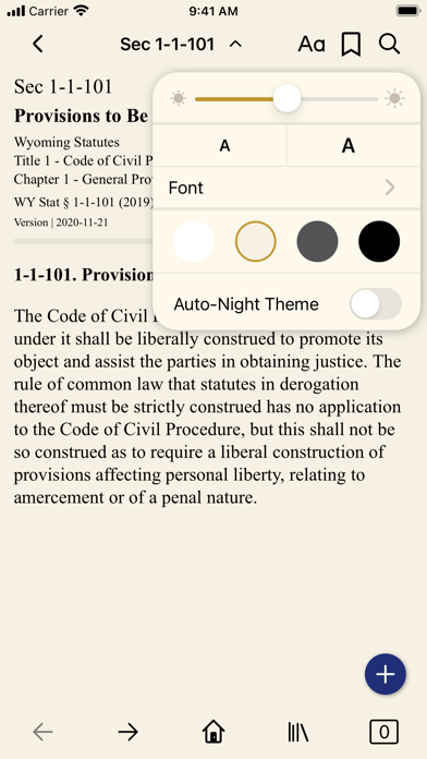 Wyoming Statutes by PocketLaw screenshot 2