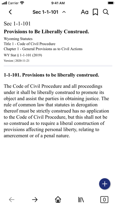 Wyoming Statutes by PocketLaw screenshot 3