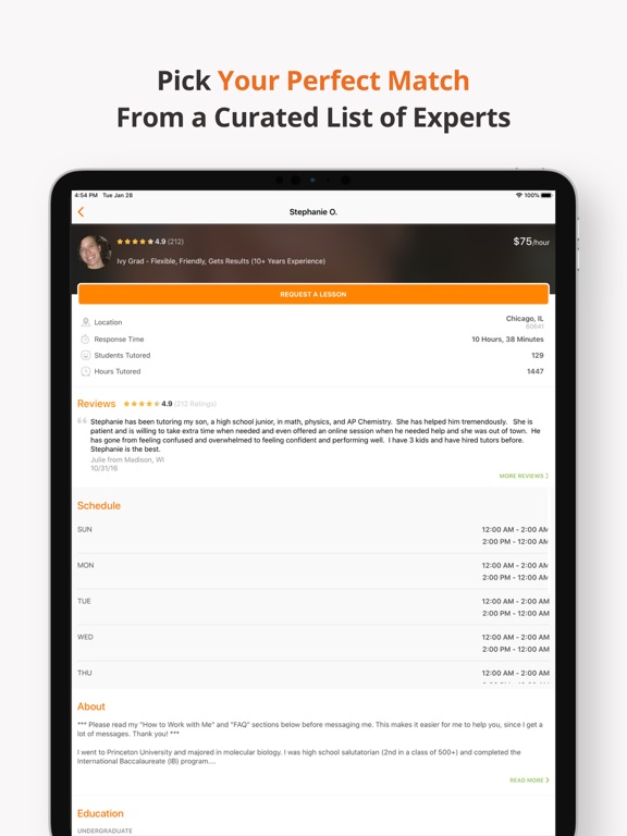 Wyzant - Find a tutor screenshot 9