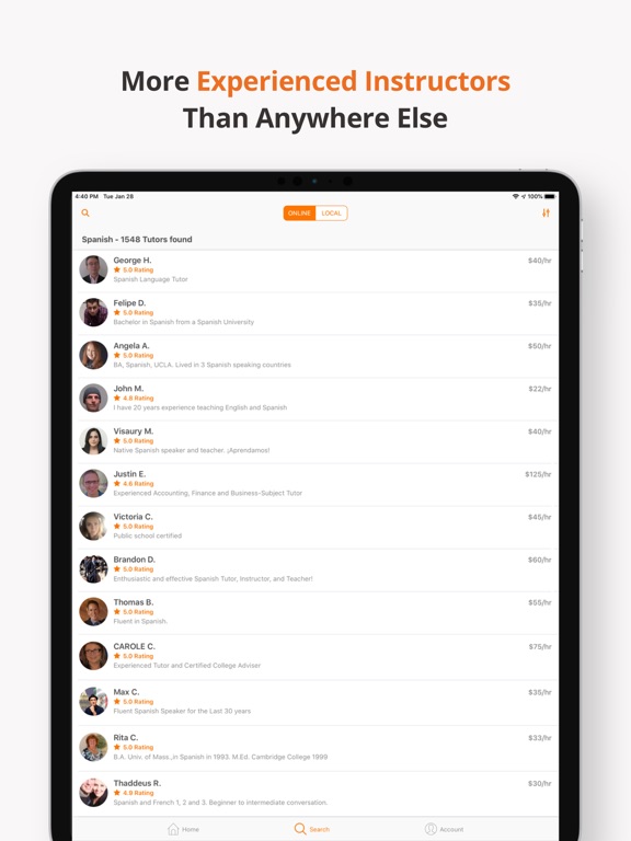 Wyzant - Find a tutor screenshot 10