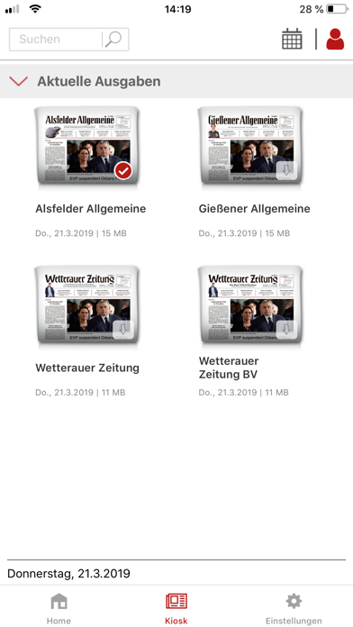 WZ ePaper screenshot 3