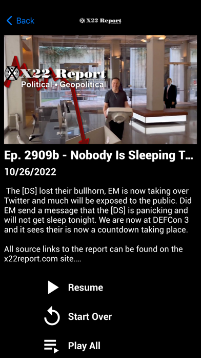 X22 Report screenshot 2