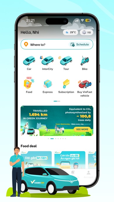 Xanh SM: Book EV rides screenshot 4