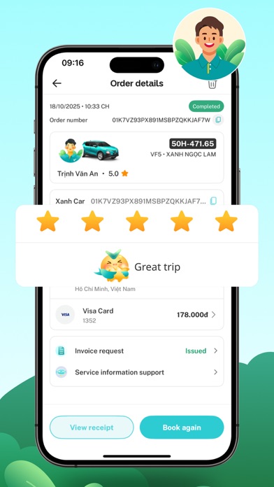 Xanh SM: Book EV rides screenshot 1