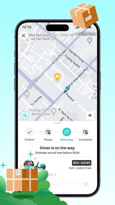 Xanh SM: Book EV rides screenshot 2