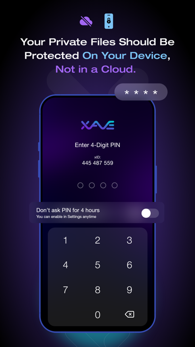 Xave: Encrypted Data Vault screenshot 4