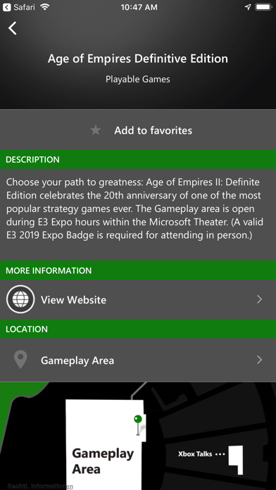 Xbox Events screenshot 1