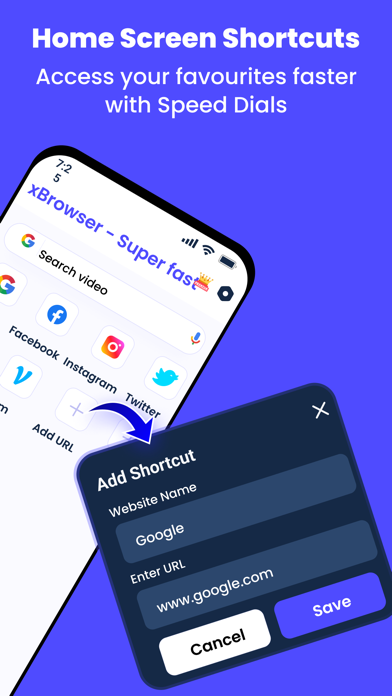 Xbrowser - Mini & Super fast screenshot 6