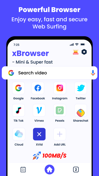 Xbrowser - Mini & Super fast screenshot 8