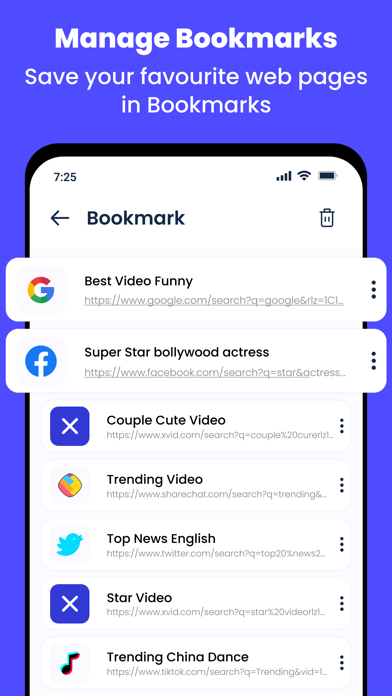 Xbrowser - Mini & Super fast screenshot 7