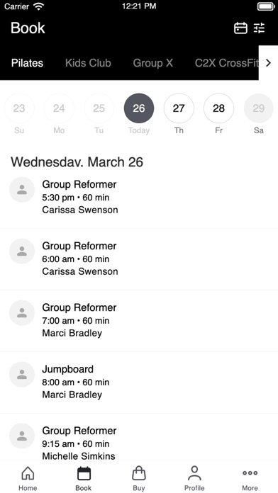 Xcel Fitness screenshot 2