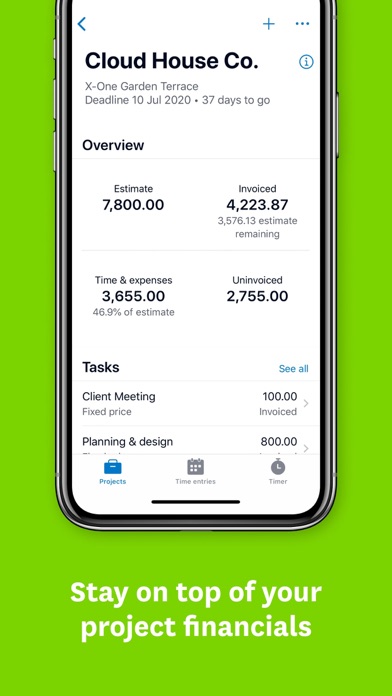 Xero Projects screenshot 1