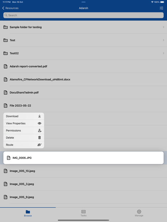Xerox DocuShare Flex screenshot 10