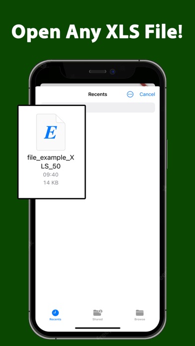 XLS Reader PDF XLSX Converter screenshot 3