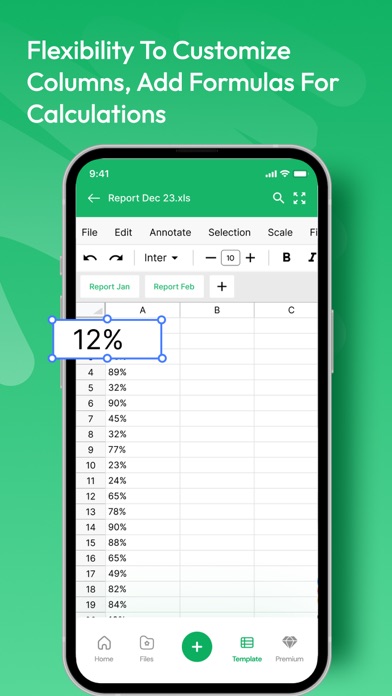 XLS Sheet: XLS Viewer & Editor screenshot 4