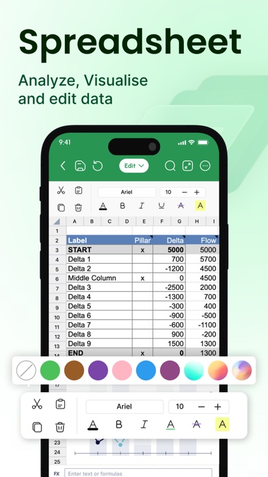 XLSX Sheets: Edit Spreadsheet screenshot 5