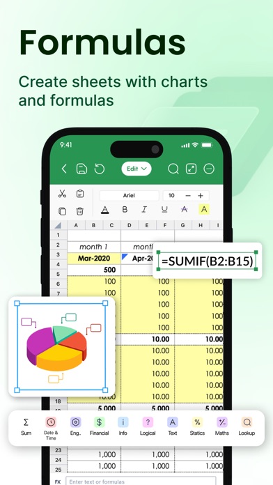 XLSX Sheets: Edit Spreadsheet screenshot 2