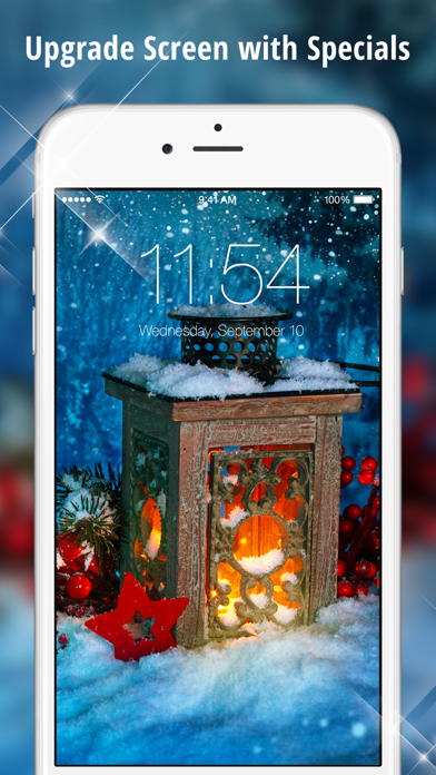 Xmas Themes for iOS 9 - Magic Christmas Wallpapers with Santa Claus & New Year screenshot 2