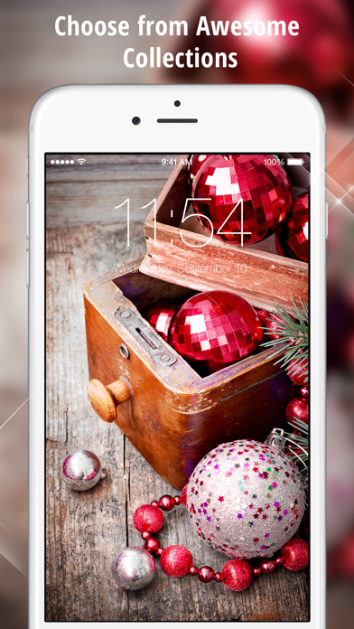 Xmas Themes for iOS 9 - Magic Christmas Wallpapers with Santa Claus & New Year screenshot 3