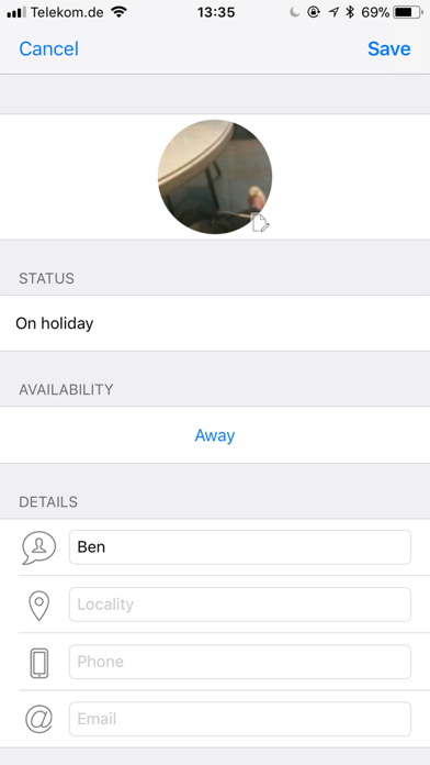 XMPP Messenger screenshot 1