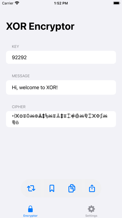 XOR - Text Encryptor screenshot 2
