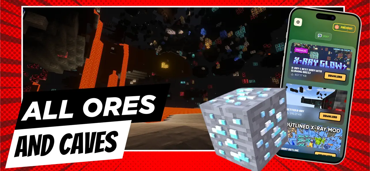 Xray Packs for Minecraft screenshot 2