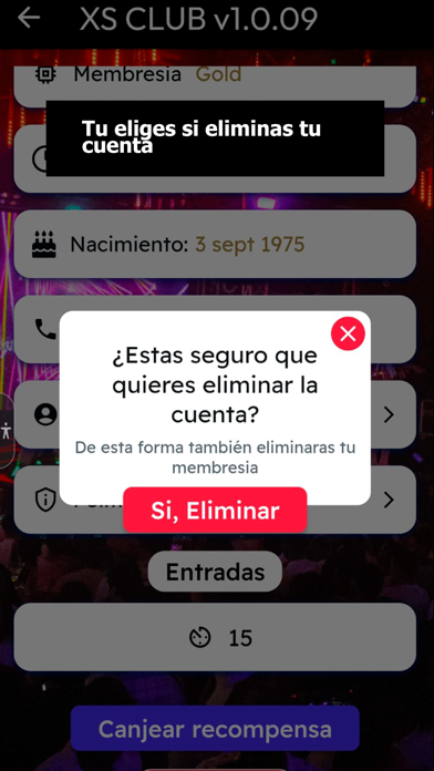 XS CLUB screenshot 2