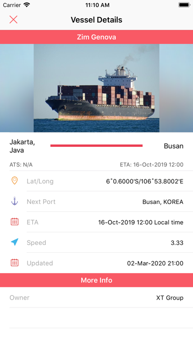 XT Vessel Tracker screenshot 1