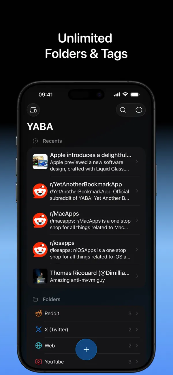 YABA: Yet Another Bookmark App screenshot 6