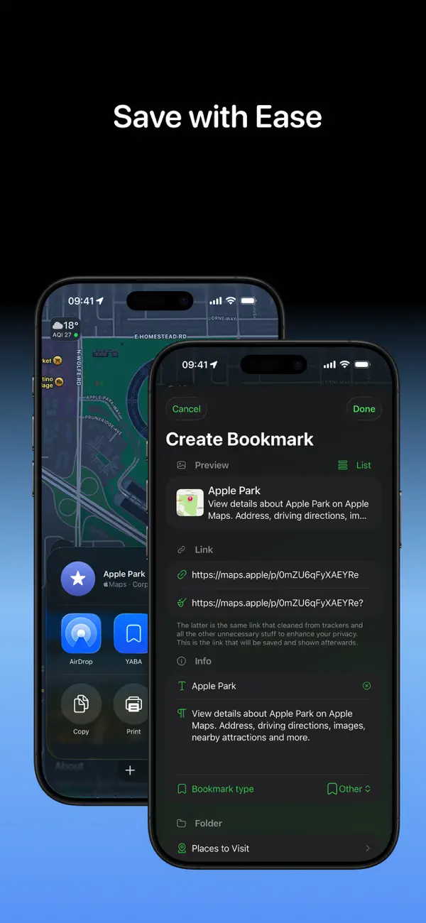 YABA: Yet Another Bookmark App screenshot 5