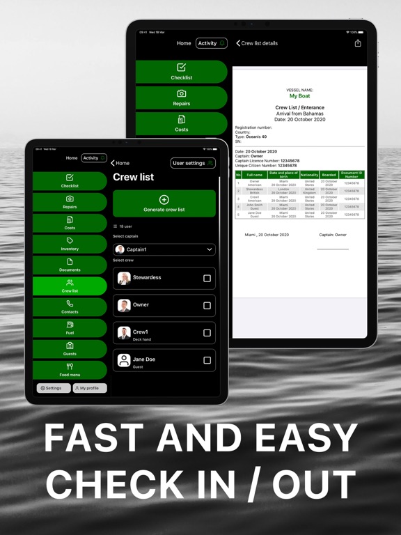 Yacht Manager App screenshot 2