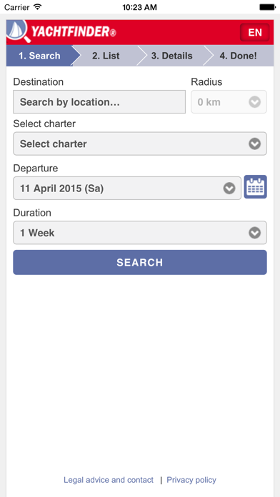 YachtFinder screenshot 1