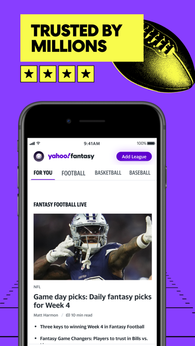 Yahoo Fantasy Sports: NBA, MLB screenshot 2