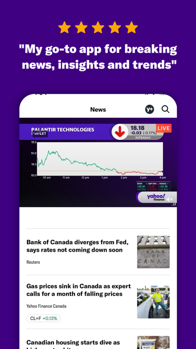 Yahoo Finance: Stocks & News screenshot 3
