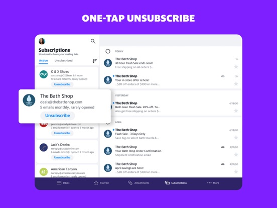 Yahoo Mail: Your smarter inbox screenshot 1