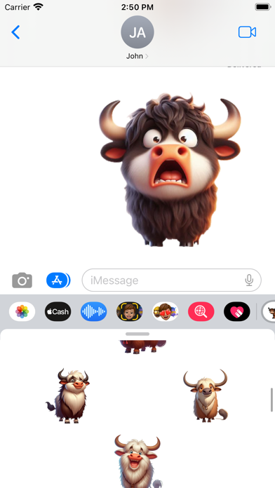 Yak Stickers screenshot 1