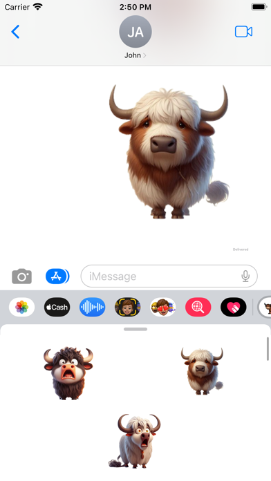 Yak Stickers screenshot 2