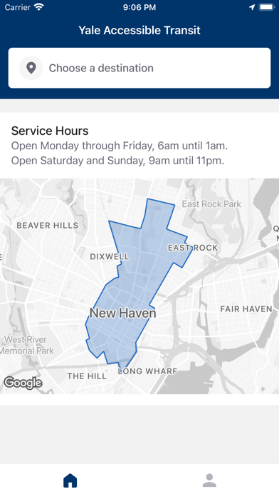 Yale Accessible Transit screenshot 2