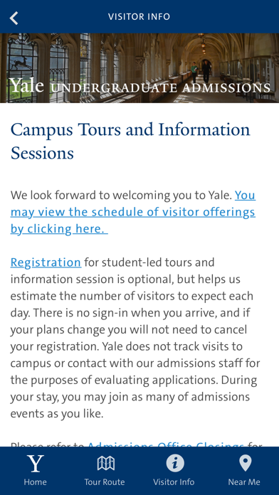 Yale Admissions Campus Tour screenshot 3