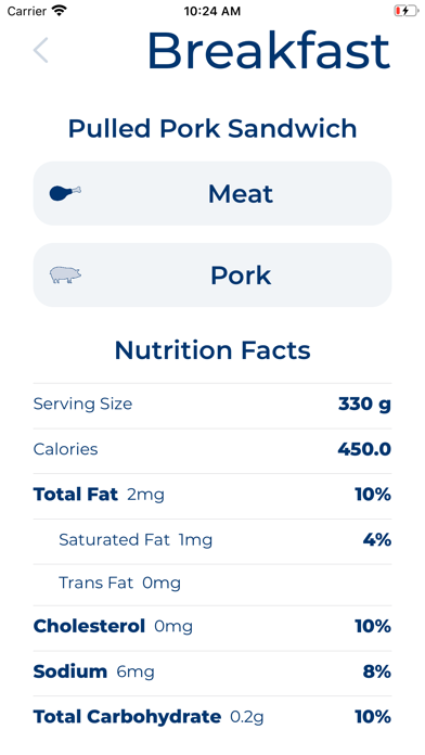 Yale Menus screenshot 1