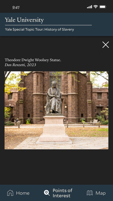 Yale Tour: History of Slavery screenshot 1
