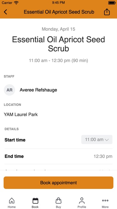 YAM - Yoga & Massage screenshot 1