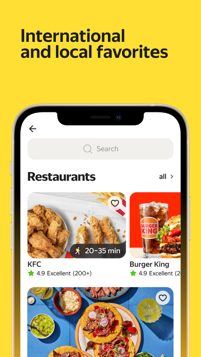 Yandex Eats: food delivery screenshot 3