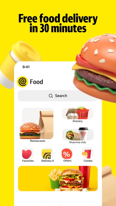 Yandex Go: Taxi Food Market screenshot 7