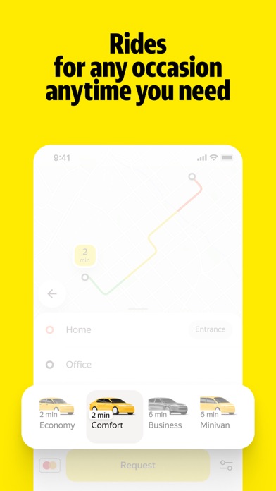 Yandex Go: Taxi Food Market screenshot 4