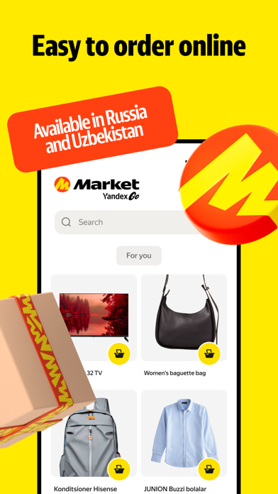 Yandex Go: Taxi Food Market screenshot 6